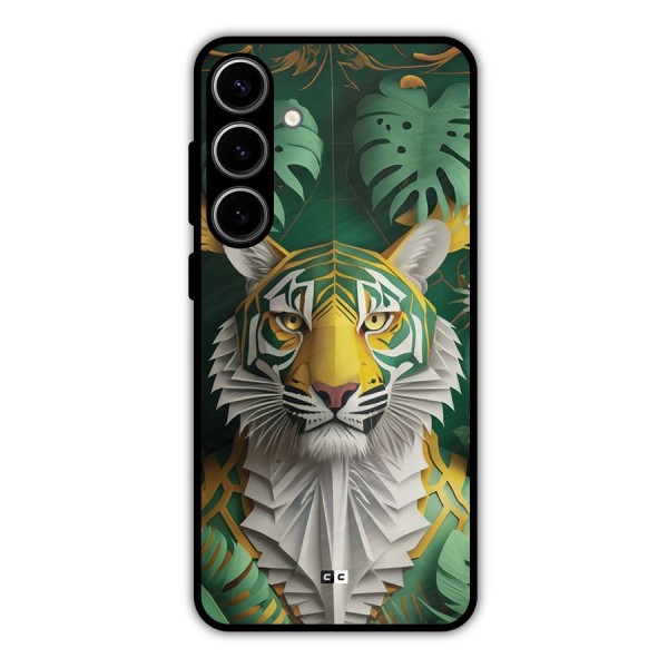 The Nature Tiger Metal Back Case for Galaxy S24 Plus