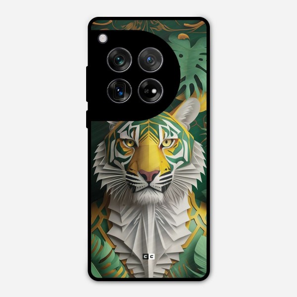 The Nature Tiger Metal Back Case for OnePlus 12