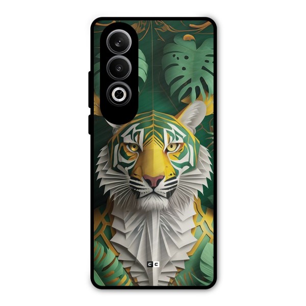 The Nature Tiger Metal Back Case for OnePlus Nord CE4