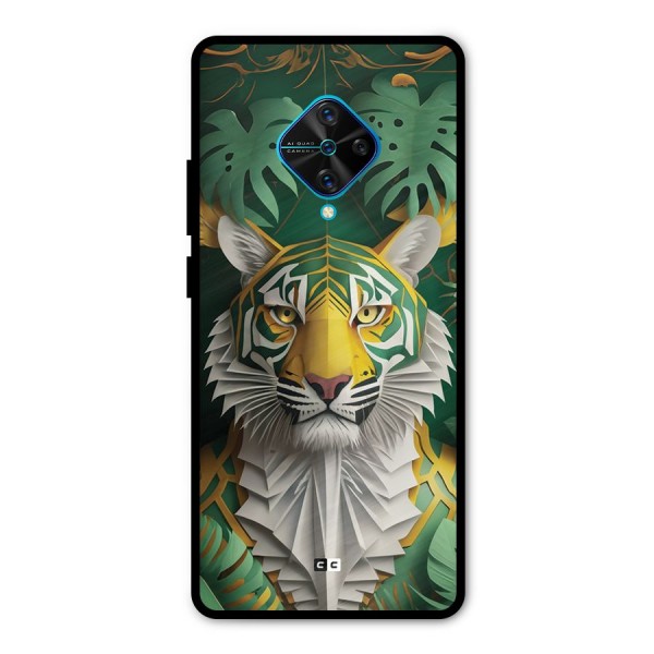 The Nature Tiger Metal Back Case for Vivo S1 Pro