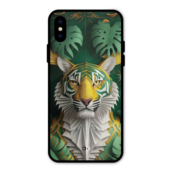 The Nature Tiger Metal Back Case for iPhone X