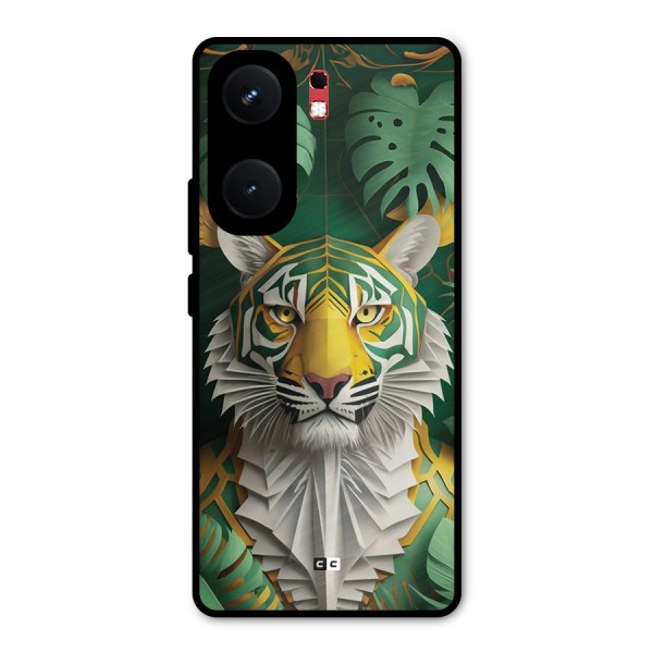 The Nature Tiger Metal Back Case for iQOO Neo 9 Pro