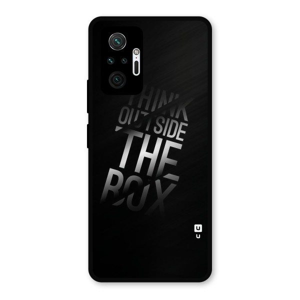 Think Outside the Box Metal Back Case for Redmi Note 10 Pro