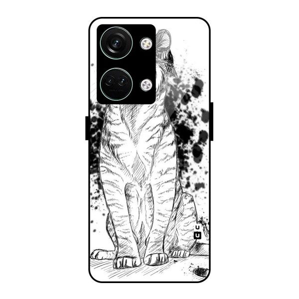 Tiger Wink Glass Back Case for Oneplus Nord 3