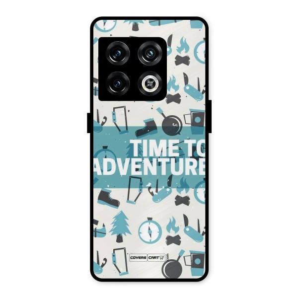 Time To Adventure Blazing Blue Metal Back Case for OnePlus 10 Pro 5G