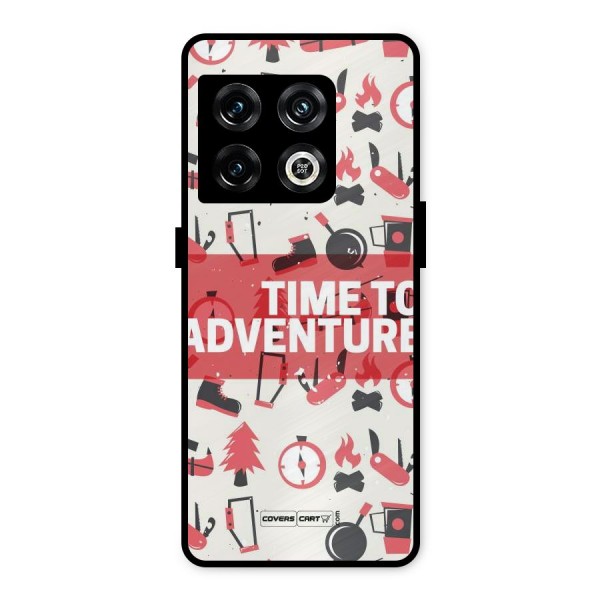 Time To Adventure Radiant Red Metal Back Case for OnePlus 10 Pro 5G