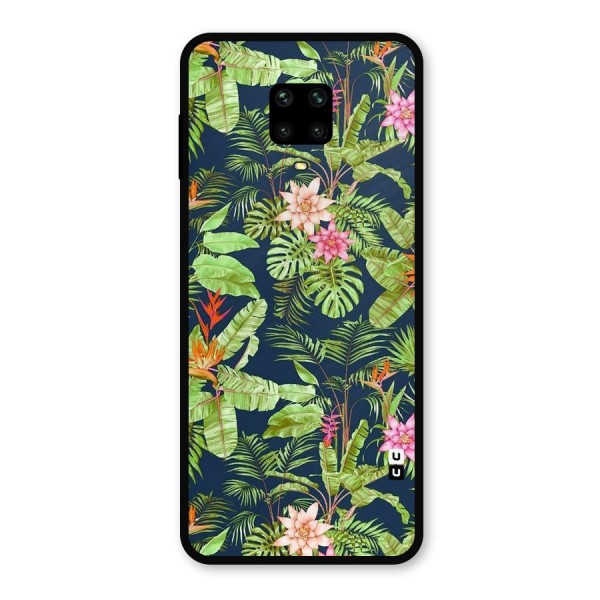 Tiny Flower Leaves Metal Back Case for Redmi Note 10 Lite