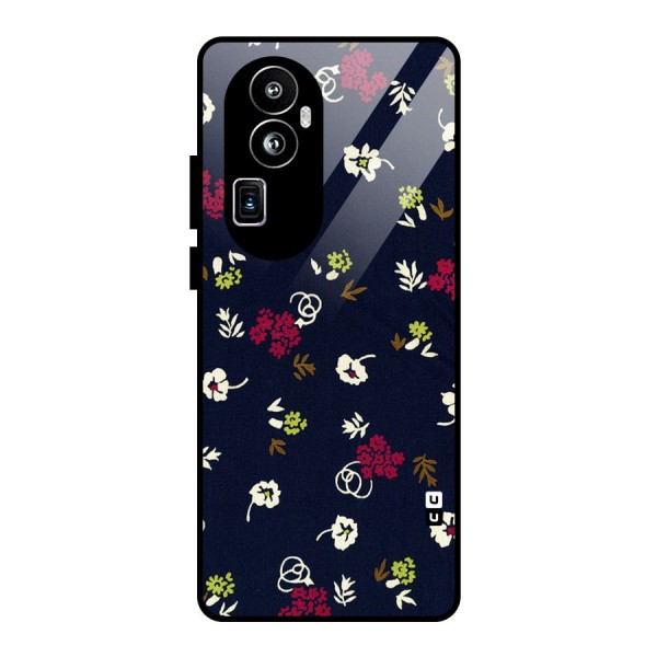 Tiny Flowers Glass Back Case for Oppo Reno10 Pro Plus