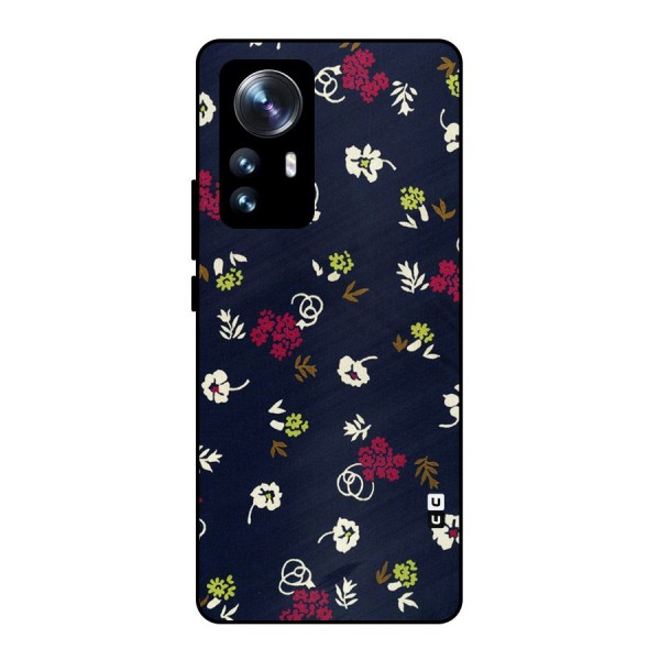 Tiny Flowers Metal Back Case for Xiaomi 12 Pro