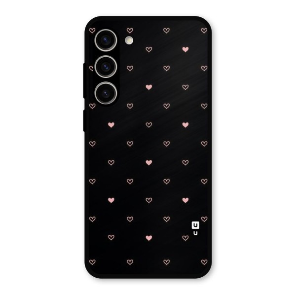 Tiny Little Pink Pattern Metal Back Case for Galaxy S23 Plus