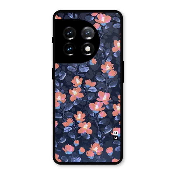Tiny Peach Flowers Metal Back Case for OnePlus 11