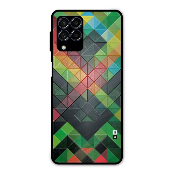 Too Much Colors Pattern Metal Back Case for Galaxy M53 5G