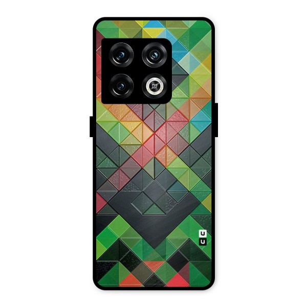 Too Much Colors Pattern Metal Back Case for OnePlus 10 Pro 5G