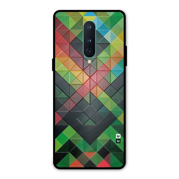 Too Much Colors Pattern Metal Back Case for OnePlus 8