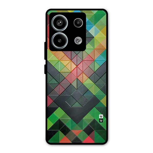 Too Much Colors Pattern Metal Back Case for Redmi Note 13 Pro 5G