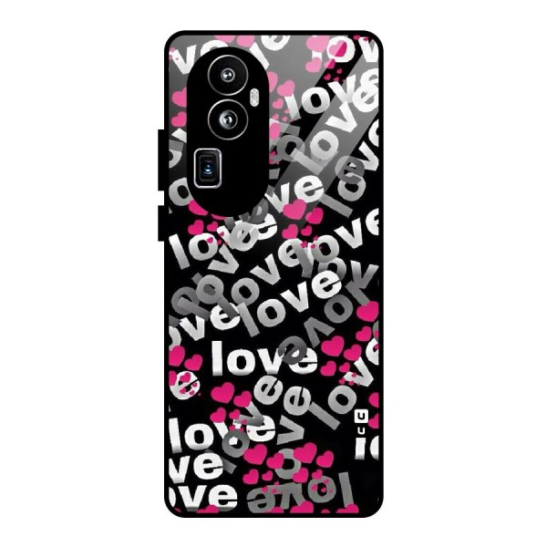 Too Much Love Glass Back Case for Oppo Reno10 Pro Plus