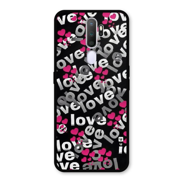 Too Much Love Metal Back Case for Oppo A9 (2020)