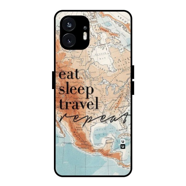 Travel Repeat Metal Back Case for Nothing Phone 2