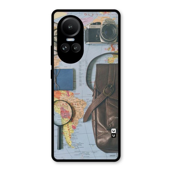 Travel Requisites Metal Back Case for Oppo Reno10