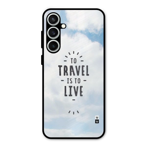 Travel is Life Metal Back Case for Galaxy S23 FE