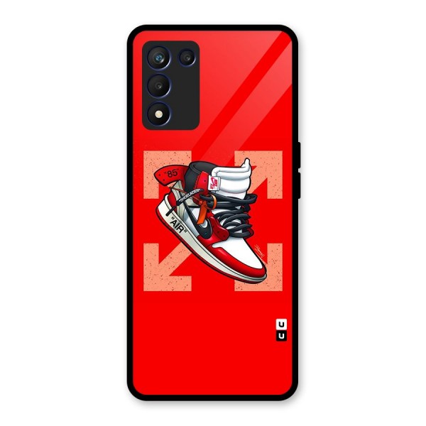 Trendy Air Shoes Glass Back Case for Realme 9 5G Speed