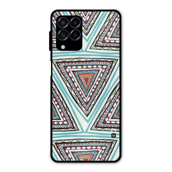 Triangle Abstract Mode Metal Back Case for Galaxy M53 5G