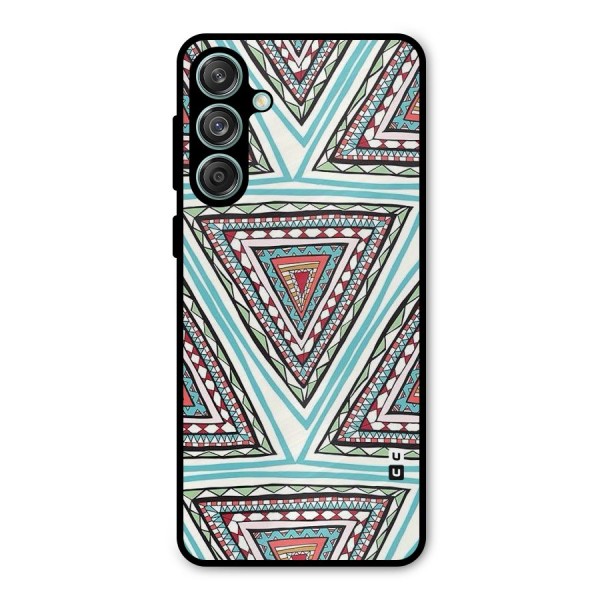 Triangle Abstract Mode Metal Back Case for Galaxy M55 5G