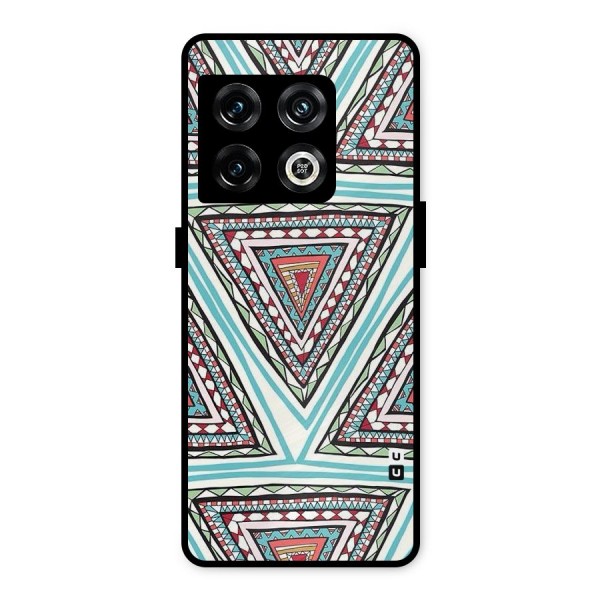 Triangle Abstract Mode Metal Back Case for OnePlus 10 Pro 5G
