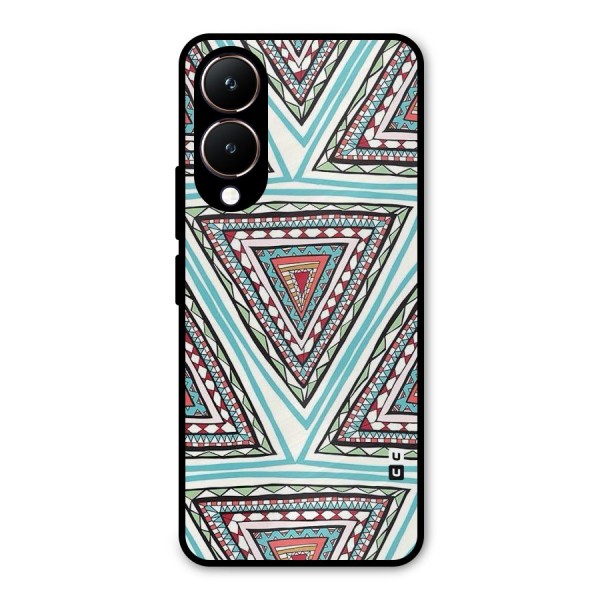 Triangle Abstract Mode Metal Back Case for Vivo Y28