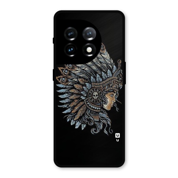 Tribal Design Metal Back Case for OnePlus 11