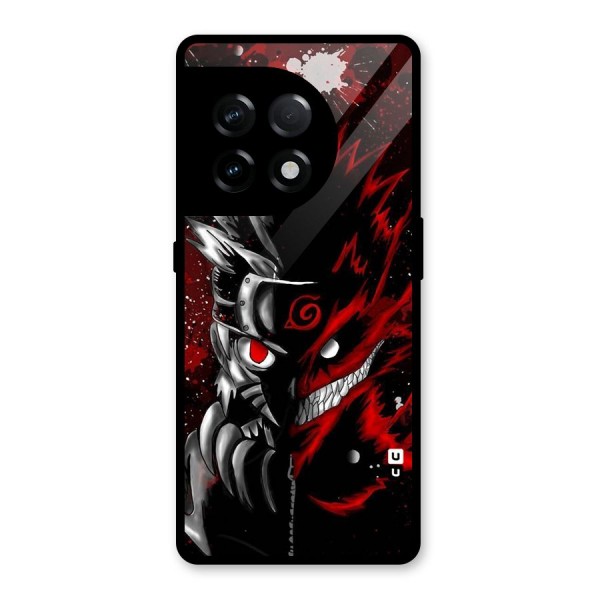 Two Face Naruto Glass Back Case for OnePlus 11R