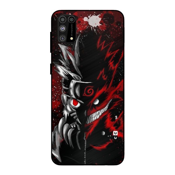 Two Face Naruto Metal Back Case for Galaxy F41