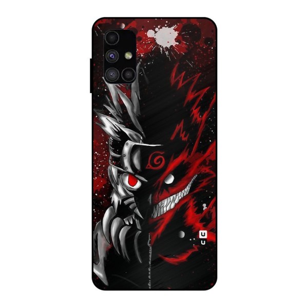 Two Face Naruto Metal Back Case for Galaxy M51