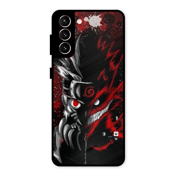 Two Face Naruto Metal Back Case for Galaxy S21 5G