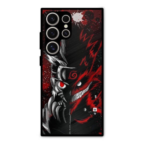 Two Face Naruto Metal Back Case for Galaxy S24 Ultra