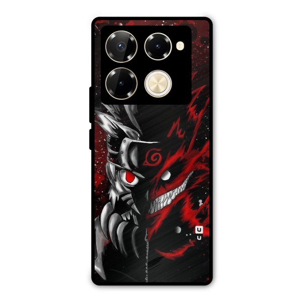 Two Face Naruto Metal Back Case for Infinix Note 40 Pro