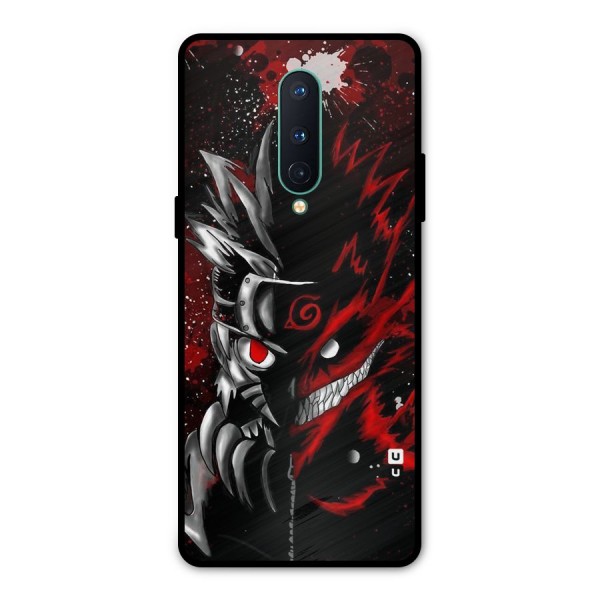 Two Face Naruto Metal Back Case for OnePlus 8