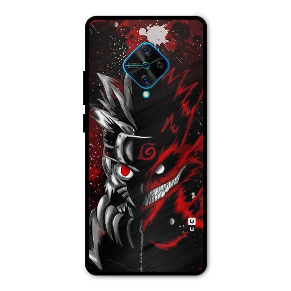 Two Face Naruto Metal Back Case for Vivo S1 Pro