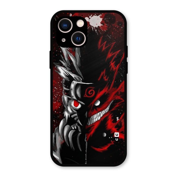 Two Face Naruto Metal Back Case for iPhone 13
