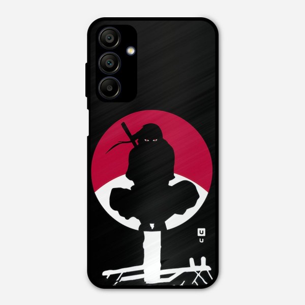 Uchiha Itachi Minimalist Metal Back Case for Galaxy A15 5G