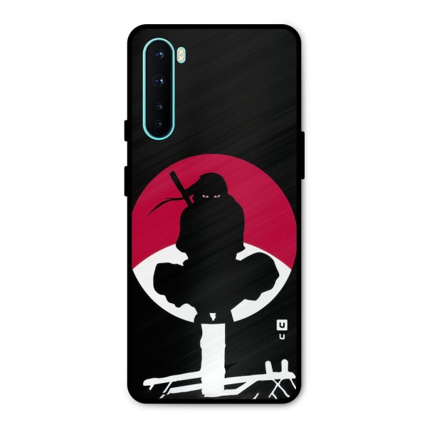 Uchiha Itachi Minimalist Metal Back Case for OnePlus Nord