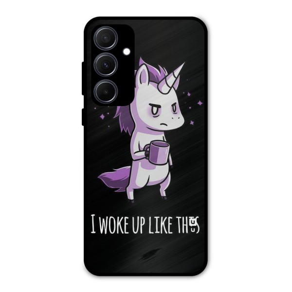 Unicorn Morning Metal Back Case for Galaxy A35