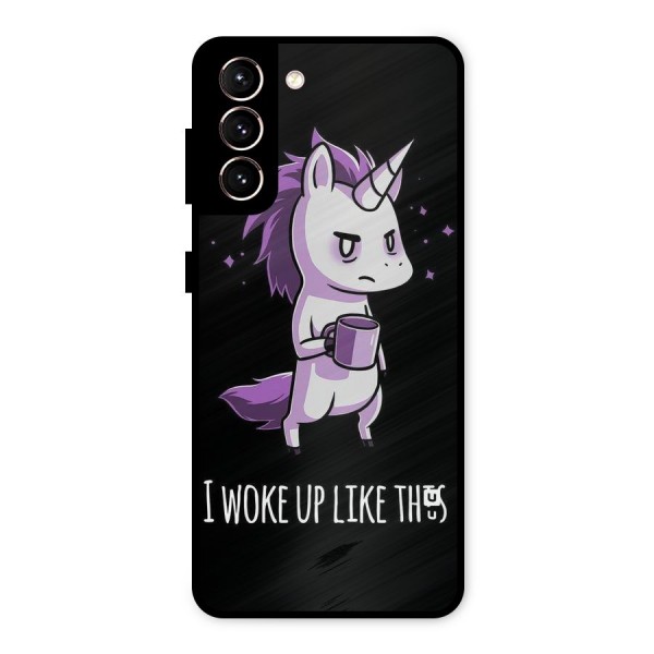 Unicorn Morning Metal Back Case for Galaxy S21 5G