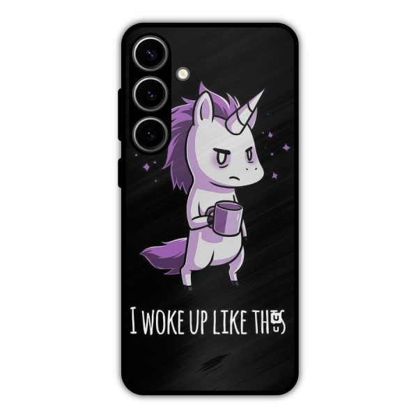 Unicorn Morning Metal Back Case for Galaxy S24 Plus