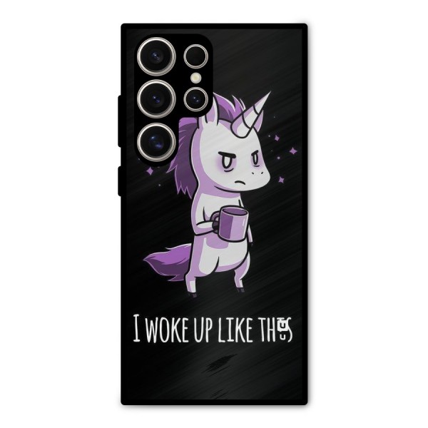 Unicorn Morning Metal Back Case for Galaxy S24 Ultra