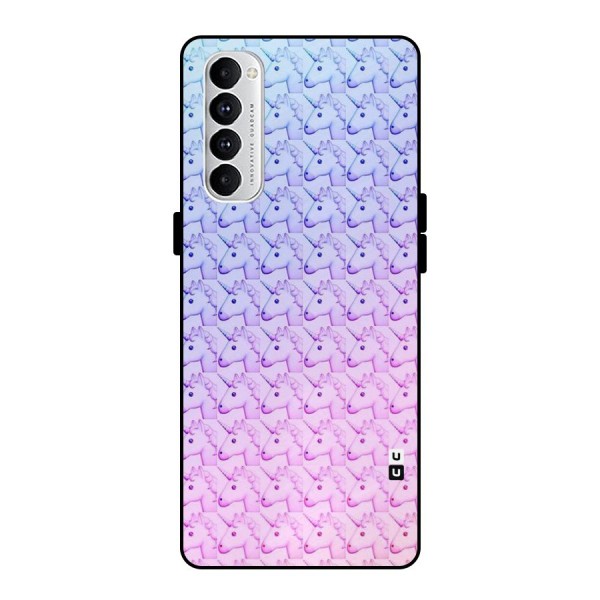 Unicorn Shade Metal Back Case for Oppo Reno4 Pro