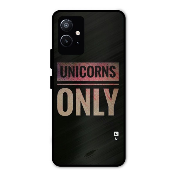 Unicorns Only Metal Back Case for Vivo T1 5G