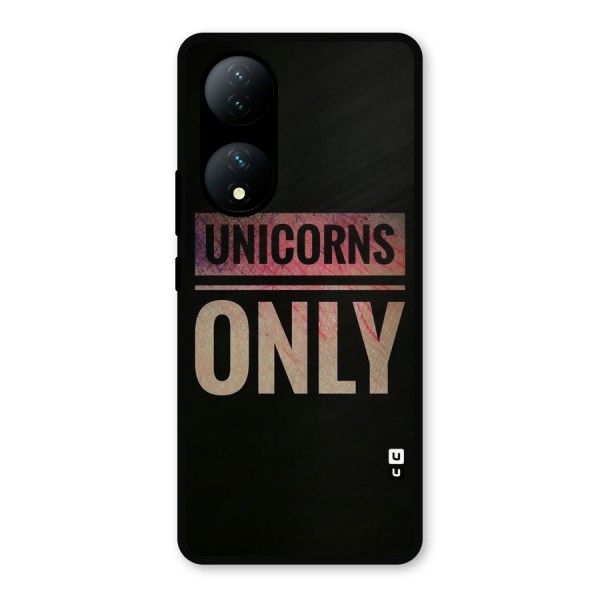 Unicorns Only Metal Back Case for Vivo Y100