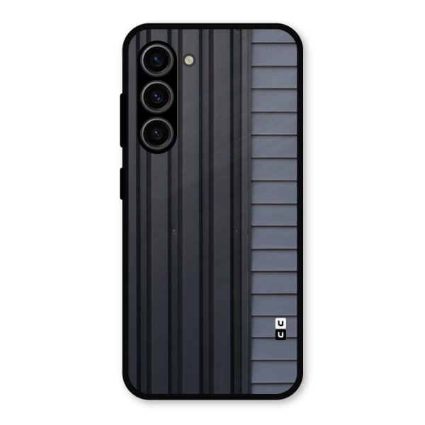 Vertical Horizontal Metal Back Case for Galaxy S23