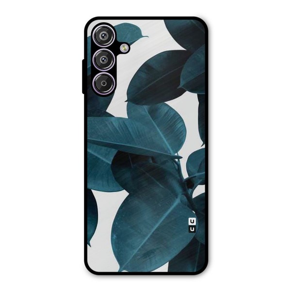 Very Aesthetic Leafs Metal Back Case for Galaxy M15